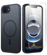 FNTCASE für iPhone 16 Handyhülle: Magnetische, matte, strukturierte, stoßfeste Handyhülle in Militärqualität mit Fallschutz